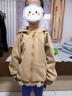 巴帝巴帝春秋款嬰幼兒男童外套連帽上衣開(kāi)衫運動(dòng)休閑百搭 美食家熊 130 曬單實(shí)拍圖