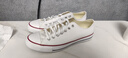 匡威（Converse）男女 Chuck Taylor All Star 休閑帆布鞋 101000 42碼US8.5碼 曬單實(shí)拍圖