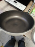 KIWICOO德國鈦聚力平底鍋不粘鍋家用牛排煎鍋無(wú)涂層煎蛋炒鍋電磁爐燃氣灶 【鈦聚力煎炒鍋】聚油抗凸 28cm 曬單實(shí)拍圖