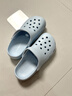 潔麗雅護士洞洞鞋女夏季2026新款涼鞋外穿防滑手術(shù)室醫護包頭涼拖鞋男夏 天空藍 38-39 【標準碼】 曬單實(shí)拍圖