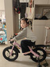 361°兒童自行車(chē)3-6-8歲雙碟剎寶寶腳踏車(chē)男女小孩輔助輪單車(chē)16寸粉色 曬單實(shí)拍圖