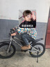鳳凰兒童自行車(chē)小女男孩山地單車(chē)3-6-8-10-12-15歲中大童超輕帶輔助輪 *推薦【高配-輻條輪】鈦金銀+大禮包 18寸【帶輔助輪+腳撐】 曬單實(shí)拍圖