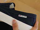 TOMMY JEANS【禮物】男裝懶人一腳蹬輕便船鞋百搭運動(dòng)鞋休閑鞋帆布鞋 【01366】藏青色C1G 42 曬單實(shí)拍圖