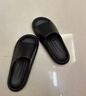 潔麗雅踩屎感涼拖鞋男士夏季2026新款室內防滑防臭情侶居家用厚底拖鞋女 星夜黑 42-43 【適合41-42】 曬單實(shí)拍圖