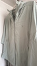 太平鳥(niǎo)女裝時(shí)尚連帽服夏裝衣寬松戶(hù)外外套女防曬 灰綠 L 曬單實(shí)拍圖