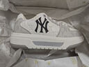 MLB官方運動(dòng)鞋女鞋子 春夏禮物學(xué)長(cháng)鞋老花休閑鞋增高板鞋 3ASXM036N 紐約洋基隊/灰色 37.5 (235mm) 曬單實(shí)拍圖