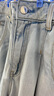 ONLY2025夏季新款復古做舊水洗高腰闊腿褲長(cháng)褲牛仔褲女|125232002 J33 350水洗牛仔藍 M M褲長(cháng)減短 曬單實(shí)拍圖