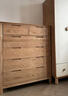 源氏木語(yǔ)全實(shí)木橡木五斗柜收納七斗柜臥室客廳家具電視柜簡(jiǎn)約抽屜儲物柜子 【3】原木色六斗柜95.9*40.2*115.6cm 整裝 曬單實(shí)拍圖