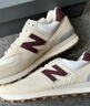 NEW BALANCE NB574官方休閑鞋女鞋復古舒適夏季透氣網(wǎng)鞋禮物輕便百搭運動(dòng)鞋 米白色 WL574RCF 38 (腳長(cháng)24.5cm)尺碼詳詢(xún)客服 曬單實(shí)拍圖