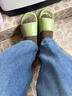 利達妮（TZLDN）踩屎感拖鞋女士2025新款夏季外穿防滑防臭室內居家用厚底涼拖鞋男 綠色 38-39 【適合37-38】 曬單實(shí)拍圖