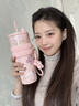 世大家明星同款保溫杯女士水杯送女朋友老婆生日伴手禮物大容量吸管杯 曬單實(shí)拍圖