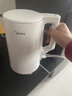 美的（Midea）電熱水壺家用燒水壺泡茶0涂層食品級304不銹鋼自動(dòng)斷電雙層防燙全鋼無(wú)縫1.5L大容量 MK-HJ1566 曬單實(shí)拍圖