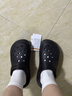 卡駱馳（CROCS）貝雅洞洞鞋男鞋女鞋輕便耐磨一腳蹬拖鞋休閑鞋百搭花園鞋|10126 黑色-001 43 (270mm) 曬單實(shí)拍圖