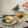 皓梵潔泡小青柑專用泡茶杯青柑普洱專用茶具茶杯玻璃公道杯茶漏三件套 不銹鋼茶濾+方公杯 500ml  【出水流暢一壺多用】 曬單實拍圖