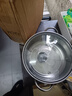 湯鍋不銹鋼上蒸下煮蒸包子煮面條鍋電磁爐燃氣灶通用火鍋煮鍋鍋具 加厚 不銹鋼本色 22cm 曬單實(shí)拍圖
