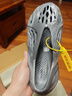 阿迪達斯yeezyfoam水泥灰椰子運動(dòng)洞洞鞋IE4931UK740.5 曬單實(shí)拍圖