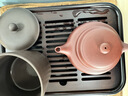 京東京造 宜興紫砂壺 手工茶壺【原礦紫泥】煮泡茶具 德鐘壺238ml禮盒裝 曬單實(shí)拍圖