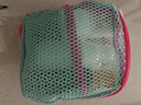多巴胺豆腐包迷你網(wǎng)紗便攜旅行洗漱化妝品收納包補妝包網(wǎng)格雜物包 升級款【鏤空網(wǎng)格超大容量】-綠色（提手） 曬單實(shí)拍圖