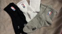 NBA襪子男士運動(dòng)襪抗菌防臭消臭吸汗無(wú)骨棉襪跑步中筒籃球襪3雙 曬單實(shí)拍圖