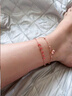 芯奢小桃花鈴鐺腳鏈女士夏天性感2025新款足鏈520情人生日禮物送女友 風(fēng)撼花鈴腳鏈 曬單實(shí)拍圖