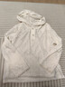 香影超好看連帽白色薄款衛衣女長(cháng)袖2026春裝新款寬松套頭提花上衣 米白 XL 170/92A/125-140斤 曬單實(shí)拍圖