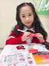 冠巢拼豆豆手工diy套裝48色兒童玩具女孩7-14歲新年禮物3d立體工具包 曬單實(shí)拍圖