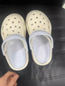 百慕傾臣洞洞鞋女款2026新款夏季外穿厚底eva防滑防臭足弓支撐涼拖鞋女士 白藍【小貓小魚(yú)】 38-39 標準碼（內長(cháng)245mm） 曬單實(shí)拍圖
