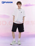 FILA FUSION斐樂(lè )官方潮牌情侶款針織短袖衫夏時(shí)尚休閑百搭純棉T恤 曬單實(shí)拍圖
