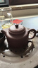 京東京造 宜興紫砂壺 手工茶壺【原礦紫泥】煮泡茶具 德鐘壺238ml禮盒裝 曬單實(shí)拍圖