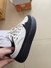 鴻星爾克板鞋女子透氣厚底輕質(zhì)小白鞋舒適運動(dòng)休閑女鞋|元氣2 曬單實(shí)拍圖