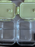 高硼硅可微波爐加熱上班族打包帶蓋保鮮盒玻璃飯盒碗泡面碗輔食碗 【高硼硅玻璃】長(cháng)兩分隔-1020ml 曬單實(shí)拍圖