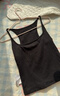 UR2026夏季新款女裝時(shí)尚休閑百搭修身方領(lǐng)背心UWM450064 正黑 M 曬單實(shí)拍圖