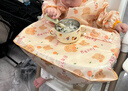 亨凱利餐椅罩衣吃飯圍兜防水防臟嬰兒餐桌一體式飯兜寶寶兒童圍裙反穿衣 曬單實(shí)拍圖