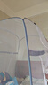 一棉緣（cottonfaith）A類(lèi)家用免安裝嬰兒防摔蚊帳蒙古包蚊帳架雙開(kāi)門(mén)1.5x2米【可折疊】 曬單實(shí)拍圖