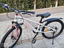 鳳凰官方旗艦店兒童自行車(chē)男女變速青少年學(xué)生山地車(chē)碟剎賽車(chē) 星際 粉白【單速】輻條輪 22寸【適合130-170cm】 曬單實(shí)拍圖