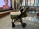 InnoTruth嬰諾嬰兒車(chē)睡籃推車(chē)二合一0-3歲用折疊輕便可坐可躺帶減震嬰幼兒 4代青芥綠【二合一】推車(chē)+睡籃 曬單實(shí)拍圖