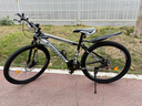 金武端自行車(chē)成人山地車(chē)公路賽車(chē)單車(chē)騎行變速超輕越野中學(xué)生初中青少年 頂配版-輻條輪-黑白色 26寸21速 曬單實(shí)拍圖