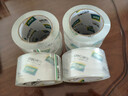 得力（deli）高品質(zhì)高透明封箱膠帶倉庫打包膠帶 60mm*100y*50um(91.4m/卷) 6卷/筒 辦公用品防風(fēng)膠帶 30325 曬單實(shí)拍圖