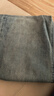 百圖（betu）女裝夏季新款牛仔闊腿褲棉感萊賽爾九分褲褲子女2505X15 曬單實(shí)拍圖