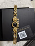 范思哲（VERSACE）瑞士手表女士小金表手鏈石英表生日禮物送女友VEWCA0624-28MM 曬單實(shí)拍圖