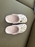 卡駱馳（CROCS）洞洞鞋貝雅男鞋女鞋輕便耐磨一腳蹬拖鞋休閑鞋|10126 裸粉-6PI 36 /37(220mm) 曬單實(shí)拍圖