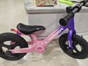 永久兒童平衡車(chē)1-3-6歲寶寶滑步車(chē)滑行車(chē)無(wú)腳踏男孩生日禮物12寸粉色 曬單實(shí)拍圖