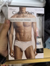 Calvin Klein內衣男士三條裝簡(jiǎn)約提花腰邊ck舒適順滑棉質(zhì)微彈貼身三角內褲男 998-太空黑/椰青灰/月光白 3條 L 曬單實(shí)拍圖