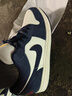 Jordan男子休閑鞋AIR JORDAN 1 LOW SE運動(dòng)鞋IO7448-400暗夜海軍藍42.5 曬單實(shí)拍圖
