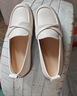 意爾康女鞋樂(lè )福鞋軟底秋季媽媽鞋平底單鞋護士鞋 26459W 米白色 36 曬單實(shí)拍圖