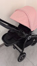 朗納鉑（land leopard）老虎Pro嬰兒推車(chē)嬰兒車(chē)輕便折疊雙向超大輪避震兒童BB傘車(chē) 小豬粉【黑】 曬單實(shí)拍圖