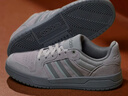adidas ENTRAP美式校園風(fēng)運動(dòng)少年感復古籃球風(fēng)板鞋男女阿迪達斯   灰色/純質(zhì)冰灰   41 曬單實(shí)拍圖