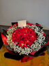 幽客玉品鮮花速遞紅玫瑰花束表白送女友老婆生日禮物全國同城配送 33朵紅玫瑰花束—女王款 曬單實(shí)拍圖