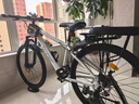 永久自行車(chē)成人山地車(chē)自行車(chē)學(xué)生男女鋁合金變速公路自行車(chē)油碟單車(chē) 【鋼架/全套軸承】蛟白色 24速 26寸【推薦155-185cm】 曬單實(shí)拍圖