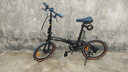 京東京造 F8折疊自行車(chē)禧瑪諾7速鋁合金20英寸成年人學(xué)生通勤單車(chē)陶瓷黑 曬單實(shí)拍圖
